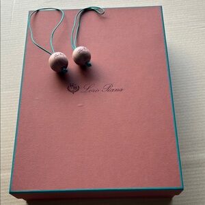 Loro Piana Coral Box with Teal Accents